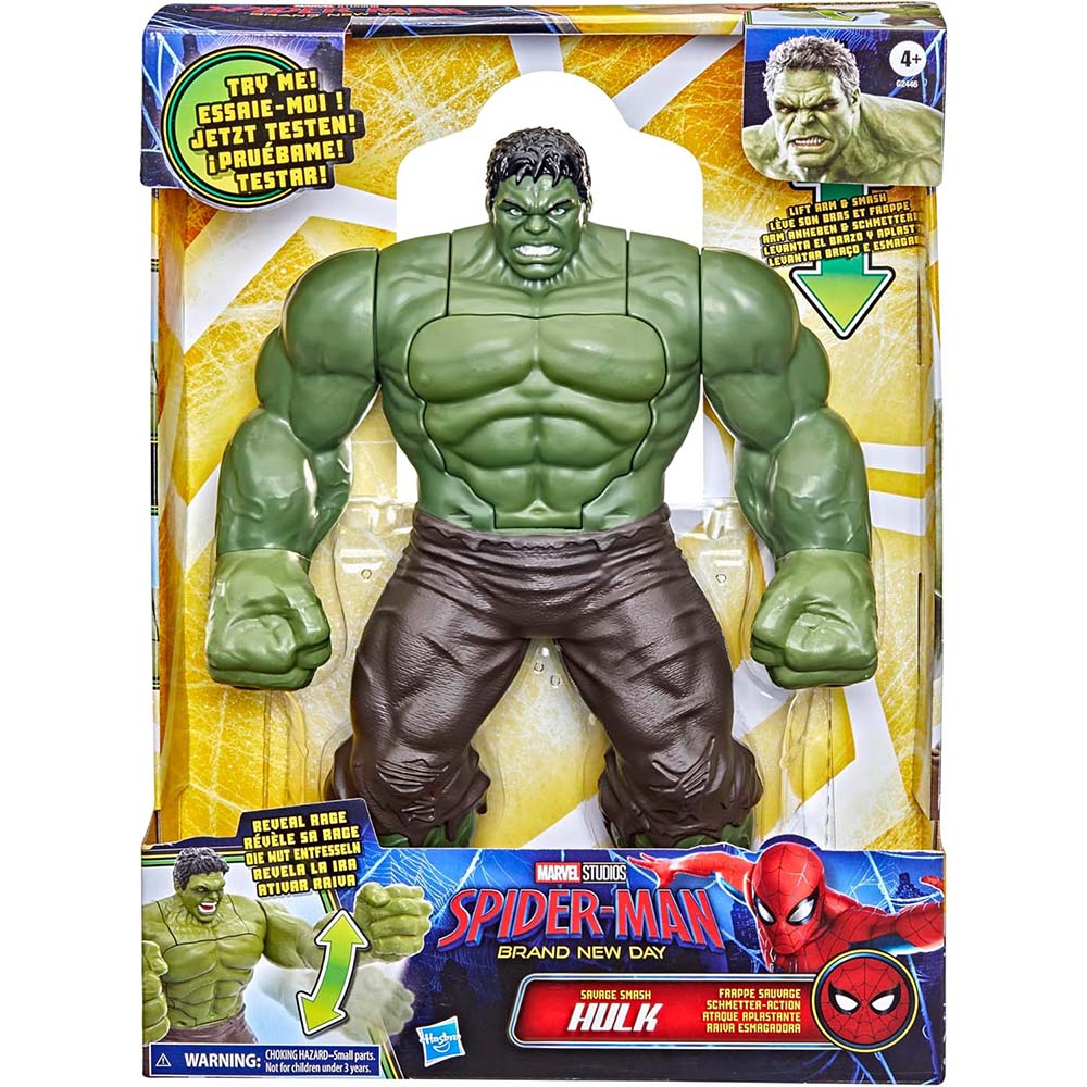 Marvel Spider-Man: Brand New Day Figura de Acción Hulk Ataque Aplastante 29.9 cm