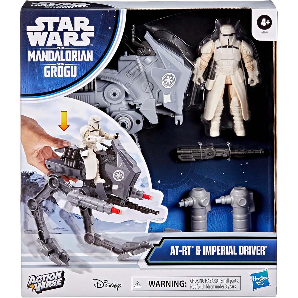 Star Wars ActionVerse AT-RT y Conductor Imperial Remanente de AT-RT G2840