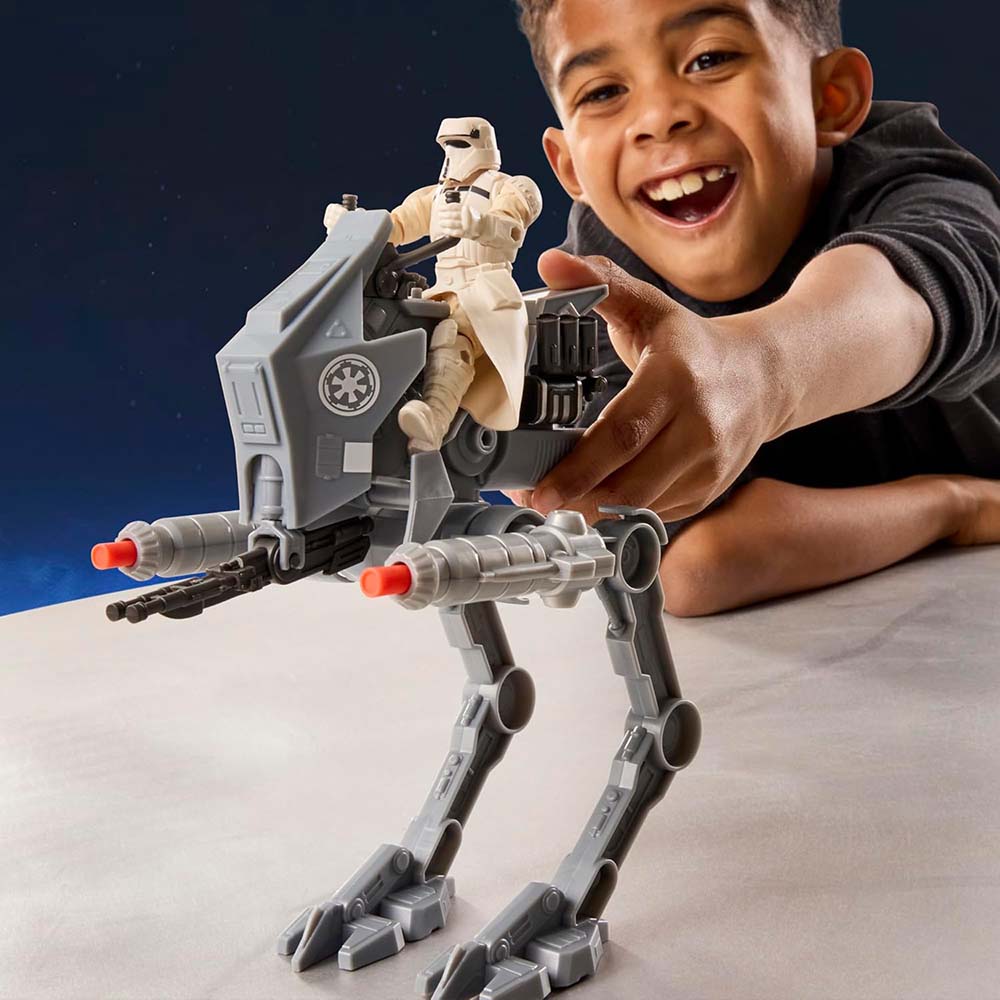 Star Wars ActionVerse AT-RT y Conductor Imperial Remanente de AT-RT G2840, figuras de acción