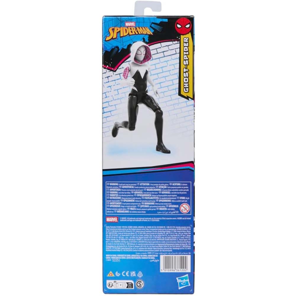Marvel Spider-Man Titan Series Ghost-Spider Figura de Acción 30 cm, figuras de acción