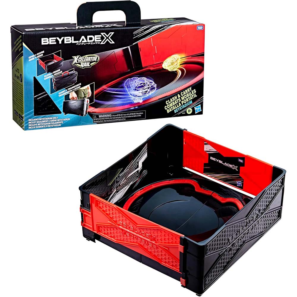 Beyblade X Clash and Carry Beystadium Battle Arena