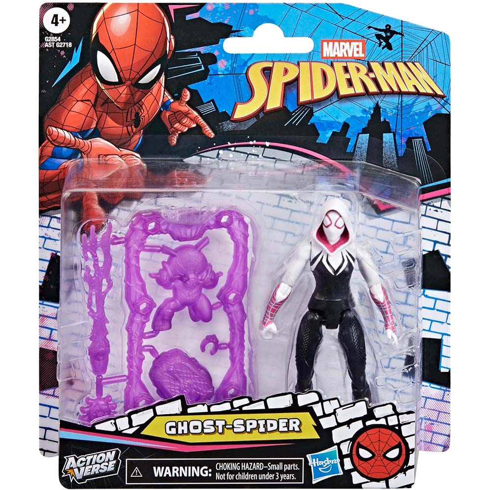 Spider-Man Marvel ActionVerse Ghost-Spider Figura de Acción 11.4 cm