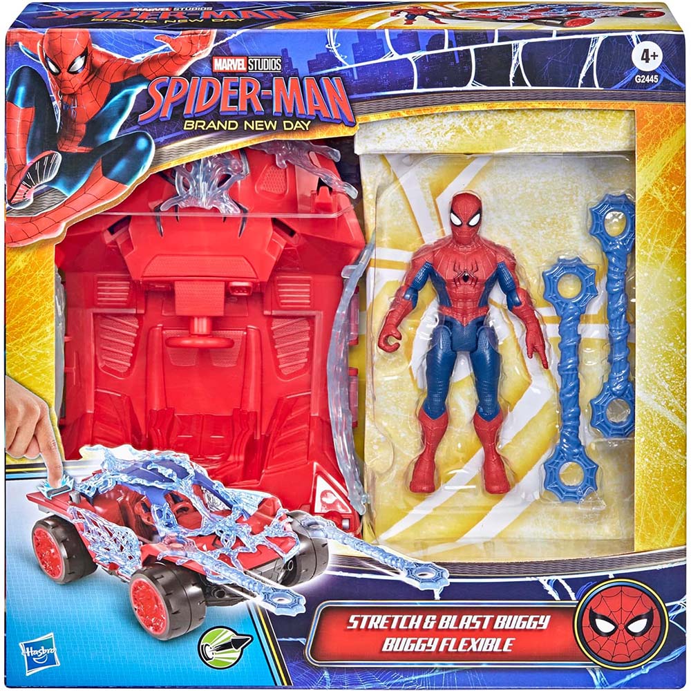 Marvel Studios Spider-Man Brand New Day ActionVerse – Stretch & Blast Buggy