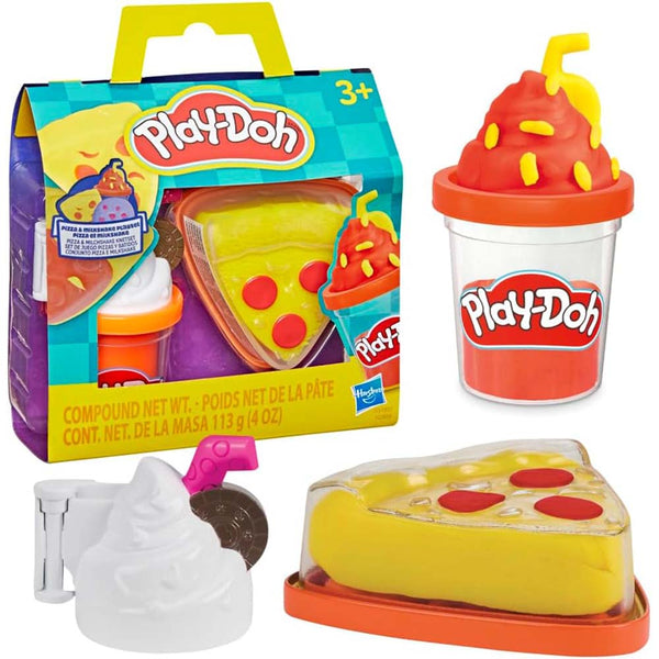 Play-Doh Pizza y Milkshake – Set para Crear y Decorar