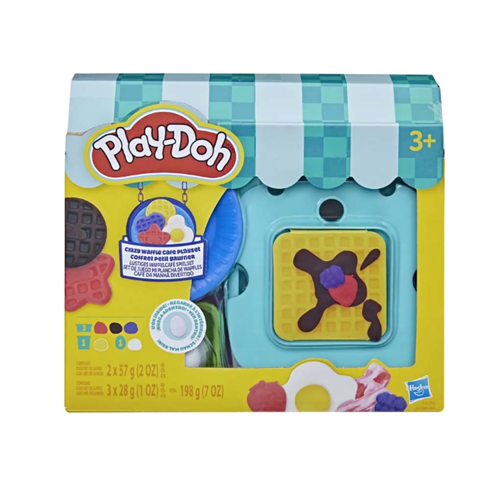 Play-Doh Kitchen Creations Crazy Waffle Café – Set para Crear Waffles