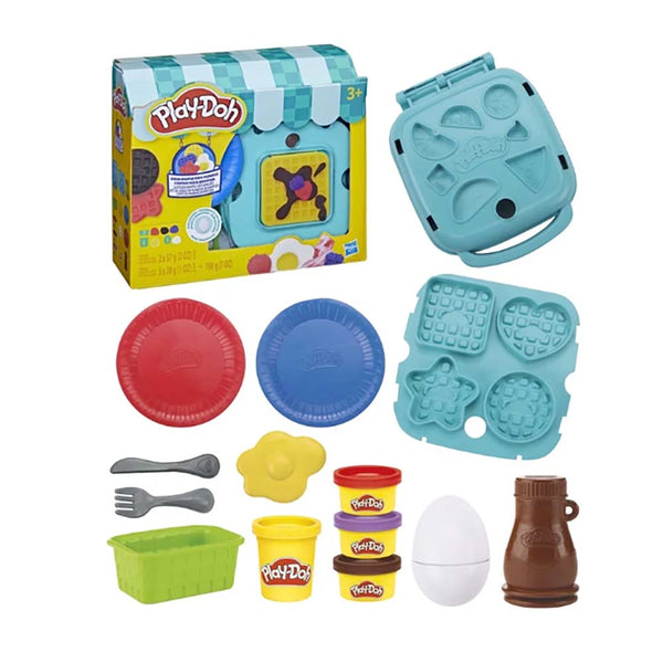 Play-Doh Kitchen Creations Crazy Waffle Café – Set para Crear Waffles