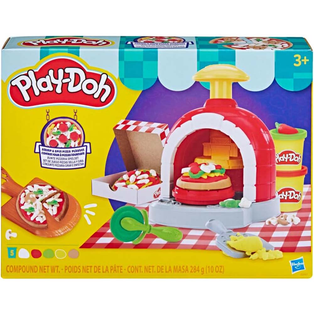 Play-Doh Set de Masa Moldeable Pizzas Sella y Gira