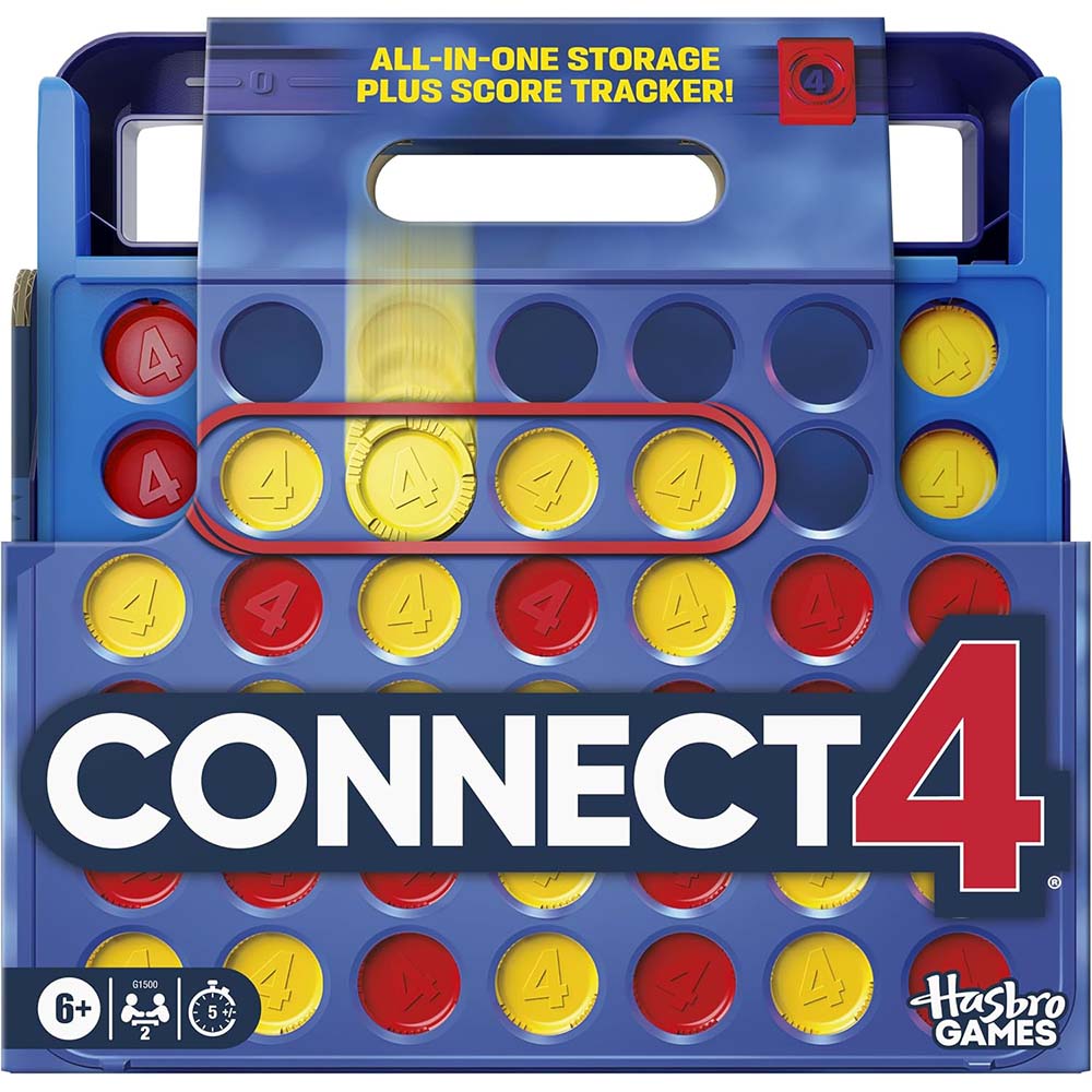 Hasbro Gaming Connect 4 Refresh – Juego de Estrategia para 2 Jugadores
