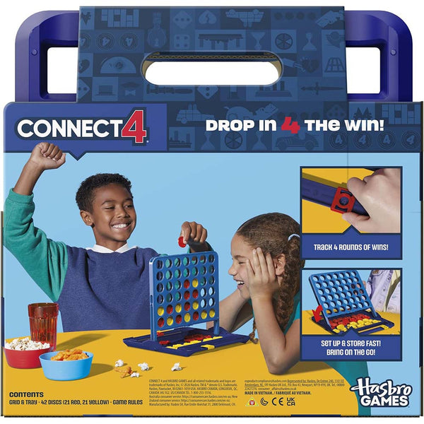 Hasbro Gaming Connect 4 Refresh – Juego de Estrategia para 2 Jugadores