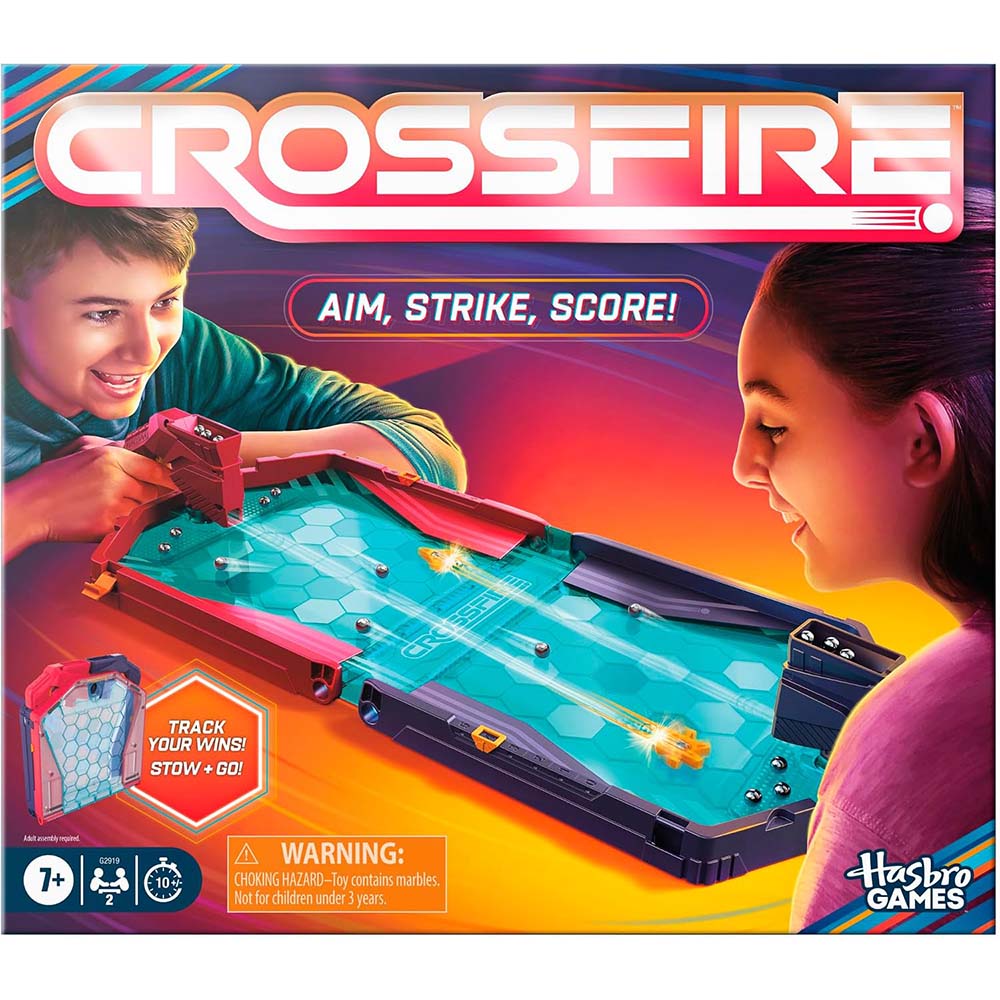 Hasbro Gaming Crossfire – Juego de Acción para 2 Jugadores