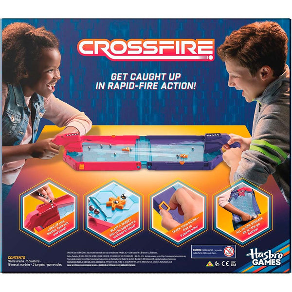 Hasbro Gaming Crossfire – Juego de Acción para 2 Jugadores