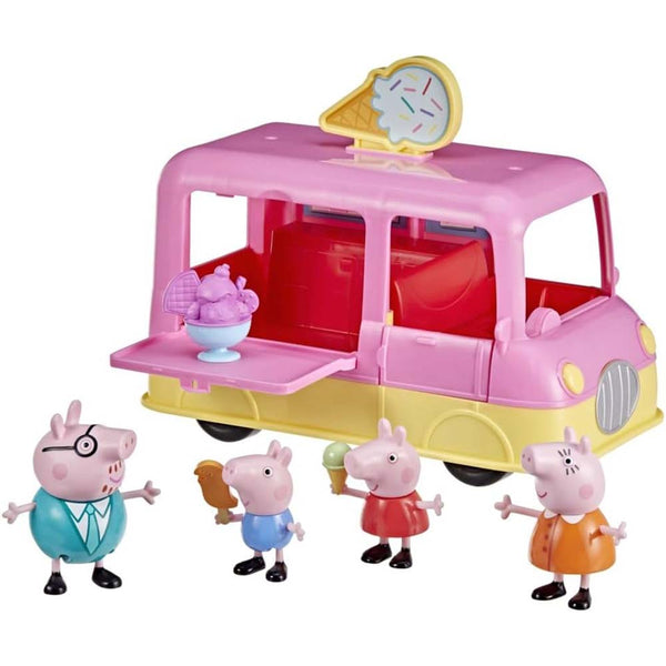 Peppa Pig Set de Juego Camión de Helados con Figuras