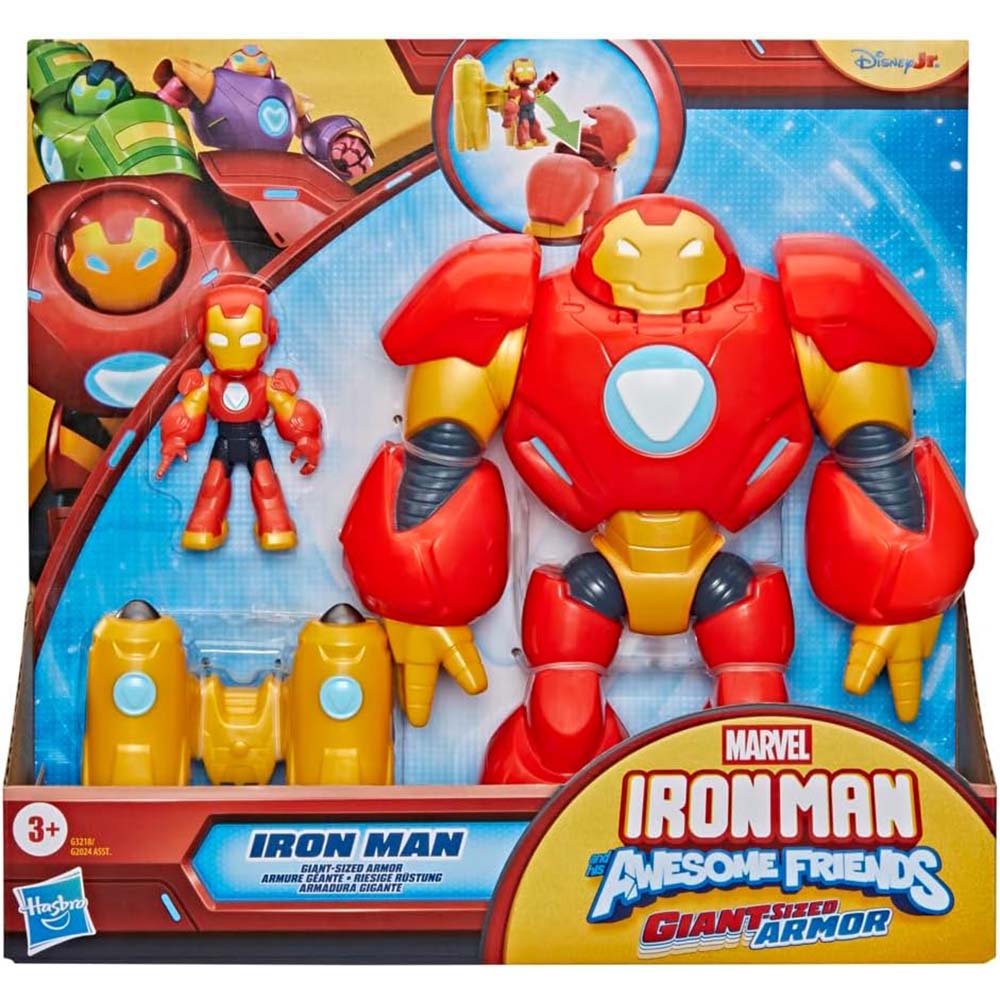 Marvel Iron Man y sus Amigos – Figura de Acción con Armadura Mecha de 8" G3218
