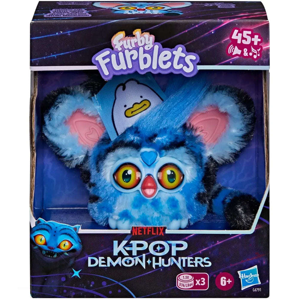 Hasbro Furby Furblets KPop Demon Hunters Derpy Tigre: Peluche Interactivo - Edad 6+