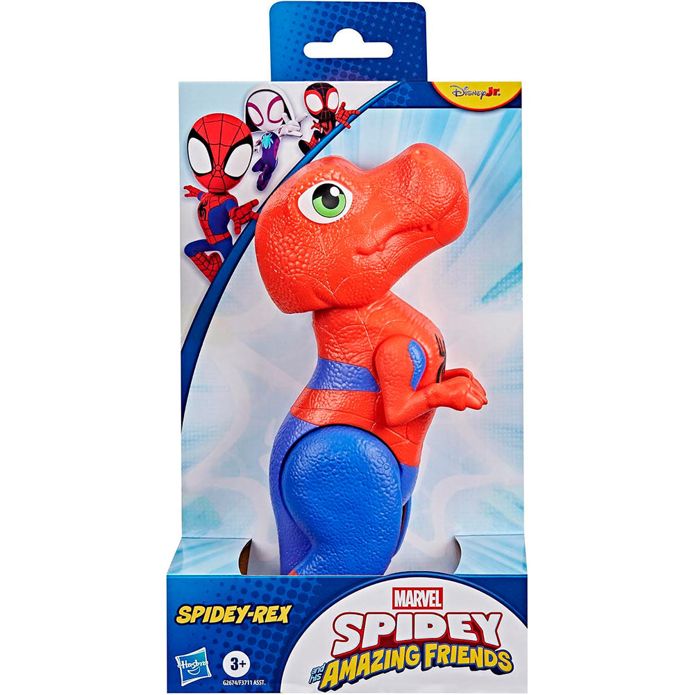 Marvel Spidey-Rex Figura de Acción Articulada de 22.8 cm: Dinosaurio de Spidey y sus Sorprendentes Amigos - Edad 3+