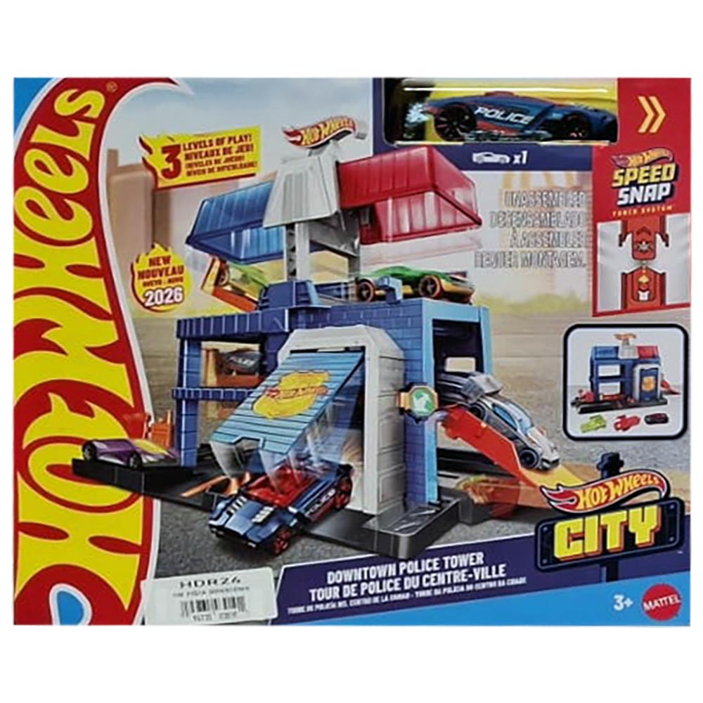 Hot Wheels City Torre de Policía del Centro HDR24