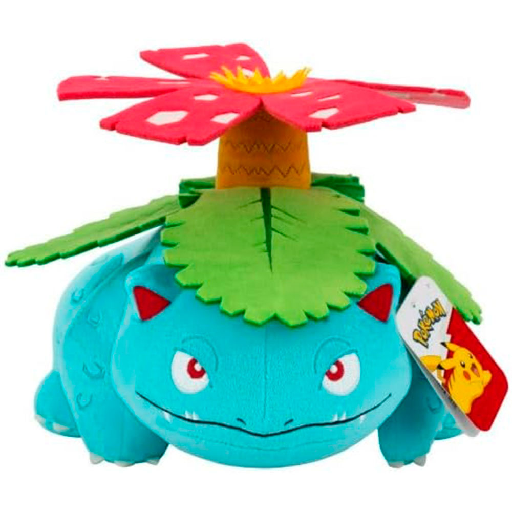 Pokémon Peluche de 12 Pulgadas: Venusaur Figura Suave con Detalles Auténticos - Edad 3+