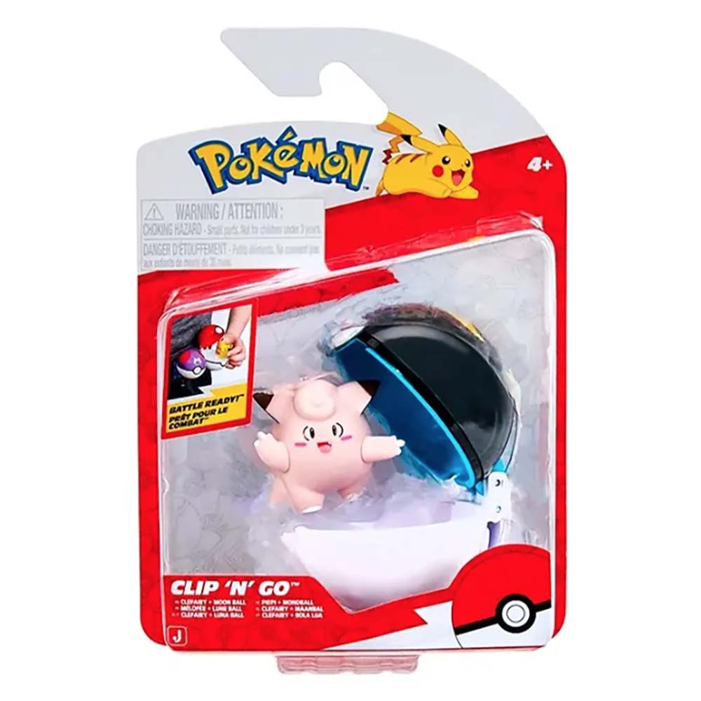 Pokémon Clip 'N' Go - Clefairy & Moon Ball PKW3505