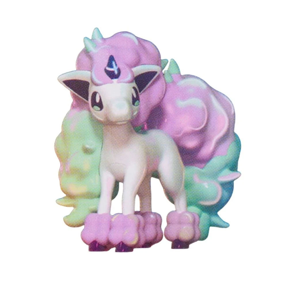 Pokémon Select Iridescent Shine: Galarian Ponyta Figura Coleccionable de Personaje Surtido de 7.6 cm, Edad 4+