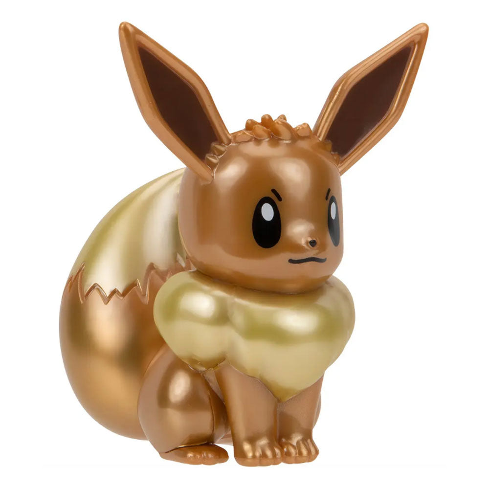 Pokémon Select Iridescent Shine: Evee Figura Coleccionable de Personaje Surtido de 7.6 cm, Edad 4+