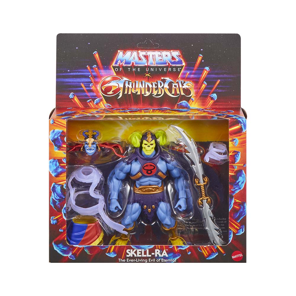 Skell-Ra Masters of the Universe x ThunderCats - El Malviviente Eterno de Eternia JFX01, figuras de acción