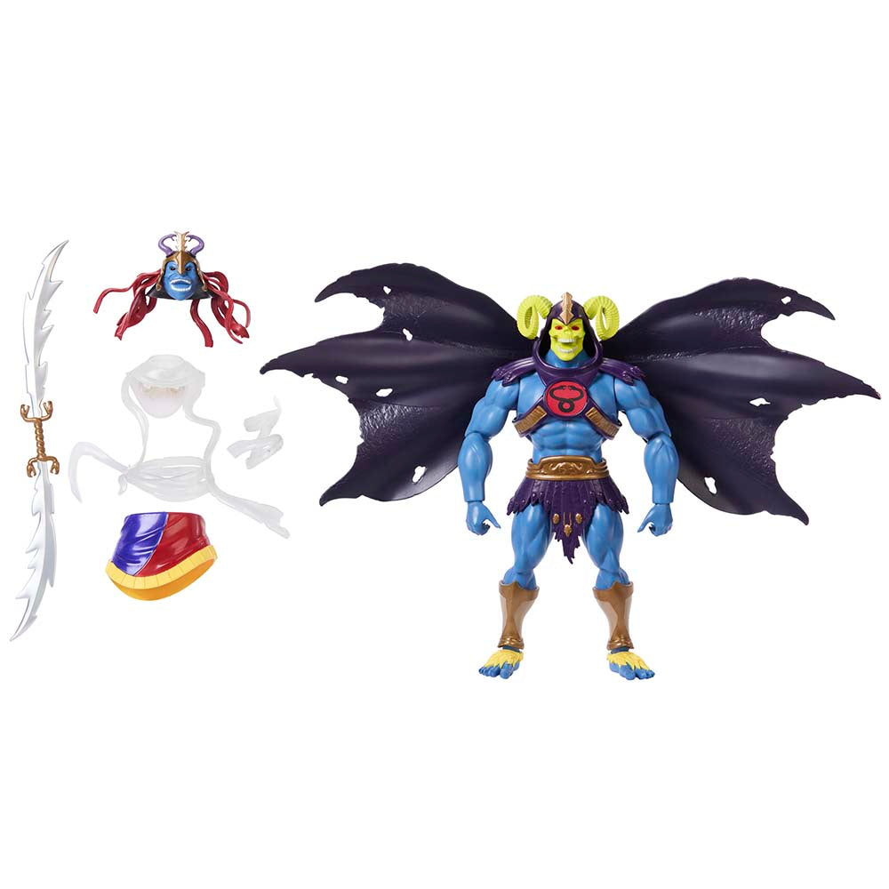 Skell-Ra Masters of the Universe x ThunderCats - El Malviviente Eterno de Eternia JFX01, figuras de acción