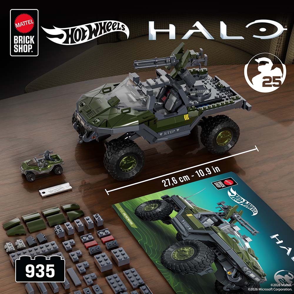 Mattel Brick Shop Halo UNSC M12 Warthog JNP49