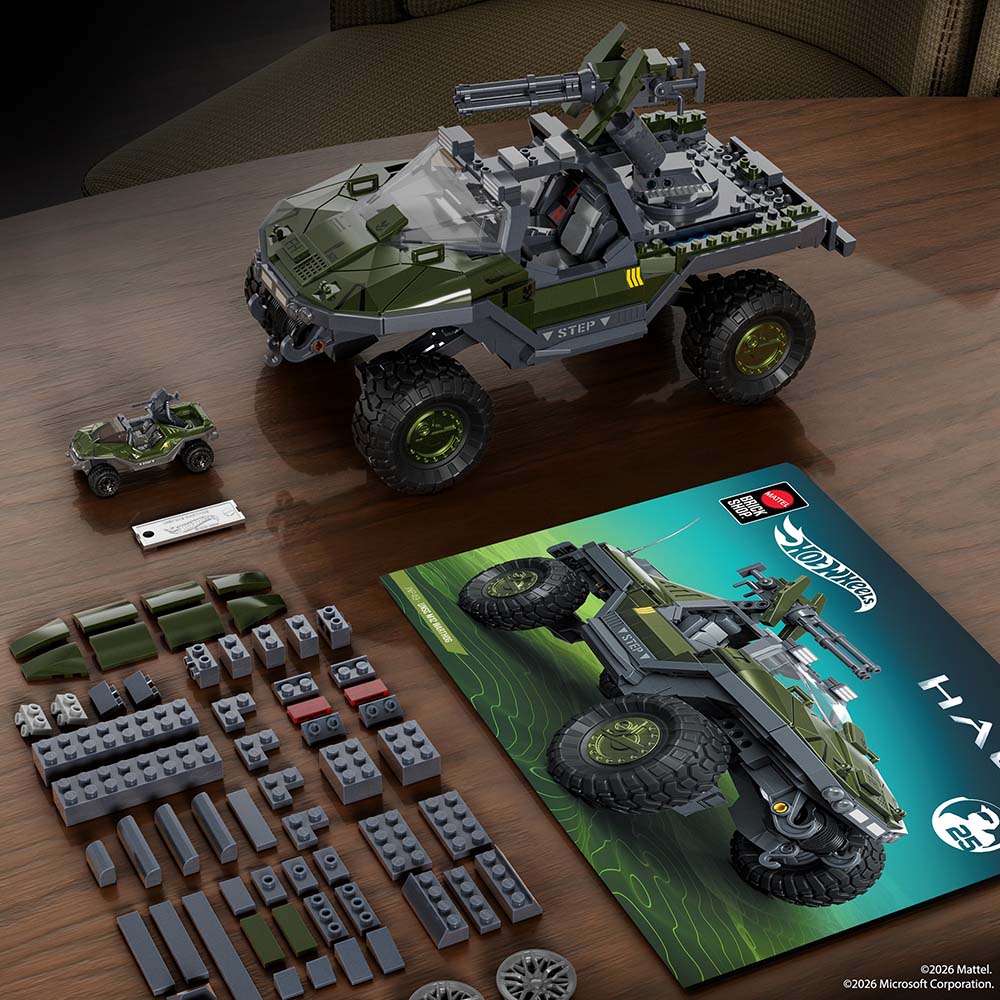 Mattel Brick Shop Halo UNSC M12 Warthog JNP49