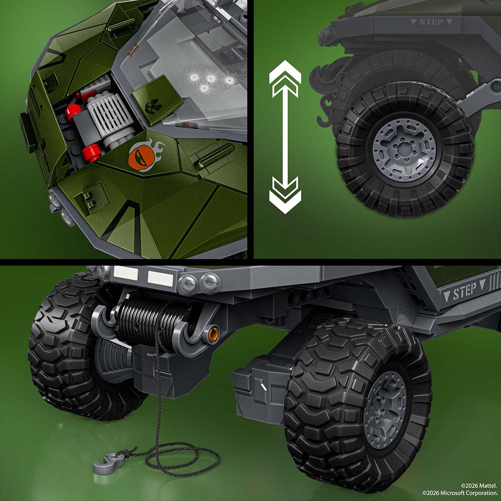 Mattel Brick Shop Halo UNSC M12 Warthog JNP49