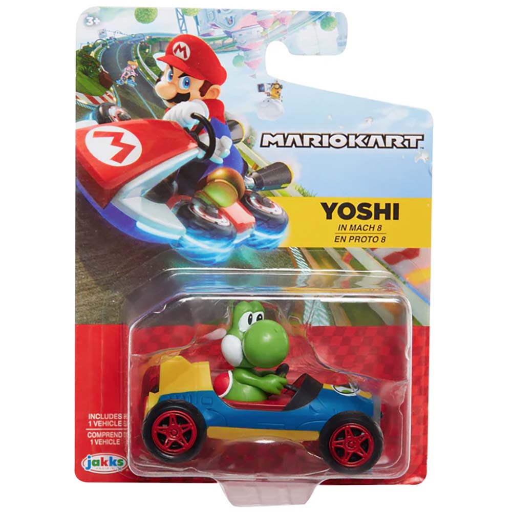 Nintendo Mario Kart Wave 5 Yoshi – Jakks Pacific, vehículos de juguete