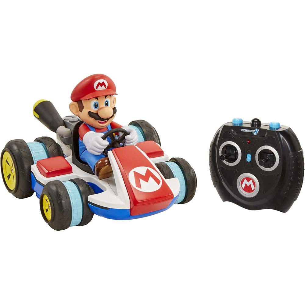 Jakks Pacific Nintendo Super Mario Kart 8 – Mario Anti-Gravity Mini RC Racer 2.4GHz, vehículos a control remoto