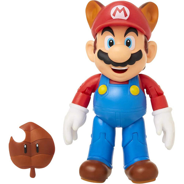 Nintendo Figura 4 Pulg Wave 45 Racoon Mario