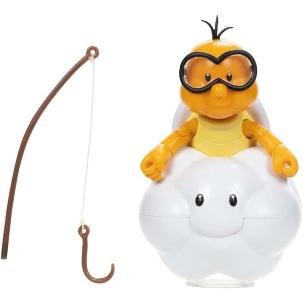 Nintendo Figura 4 Pulg Wave 45 Lakitu con Caña de Pescar