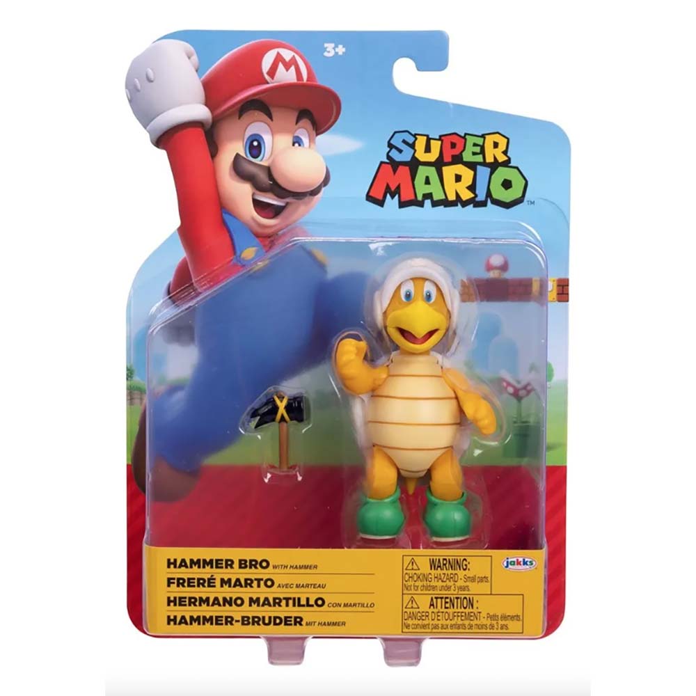 Nintendo Figura 4 Pulg Wave 45 Hammer Bro