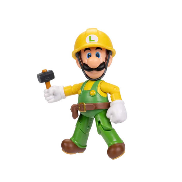 Nintendo Figura 4 Pulg Wave 45 Builder Luigi