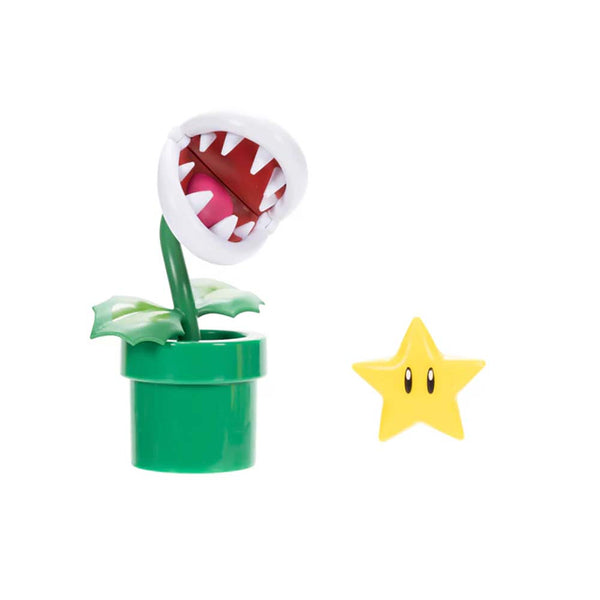 Nintendo Figura 4 Pulg Wave 45 Planta Piraña