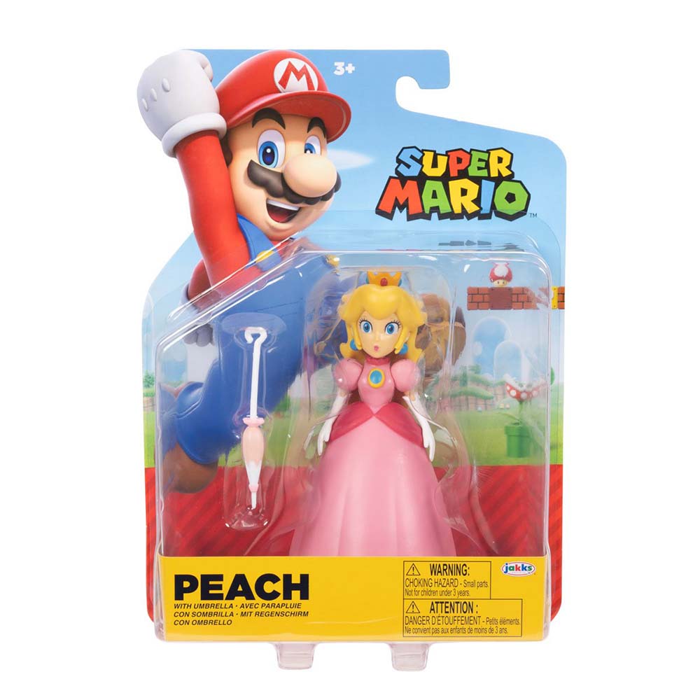Nintendo Figura 4 Pulg Wave 41 Peach