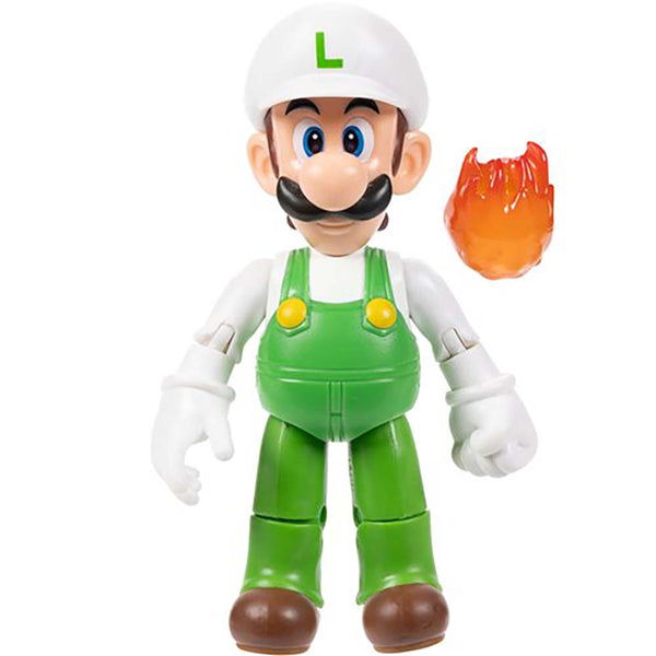 Nintendo Figura 4 Pulg Wave 41 Fire Luigi