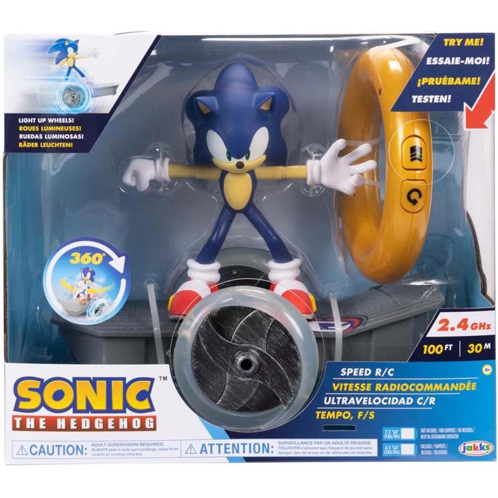Sonic Radio Control Jakks Pacific, vehículos a control remoto