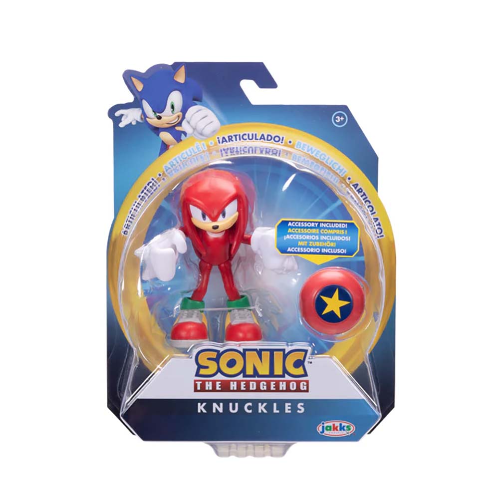 Sonic Figura 4 Pulg Jakks Pacific Wave 20 Knuckles