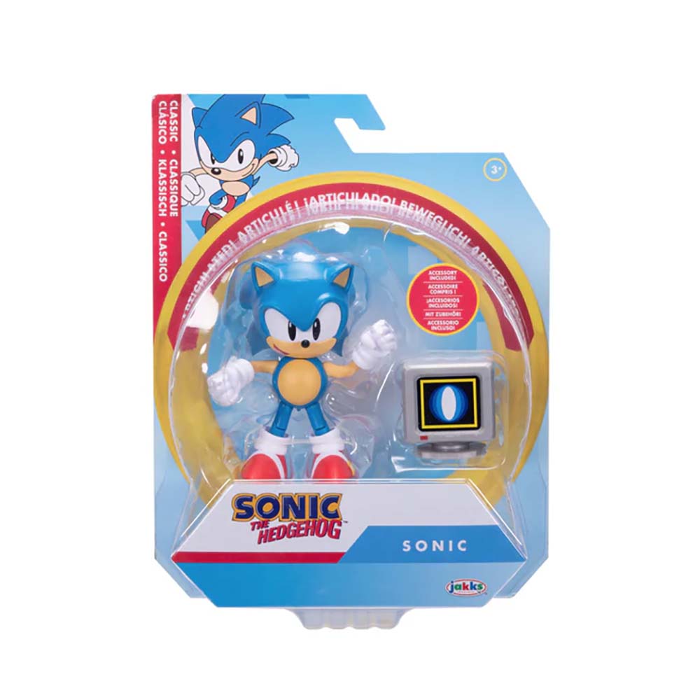 Sonic Figura 4 Pulg Jakks Pacific Wave 20 Sonic