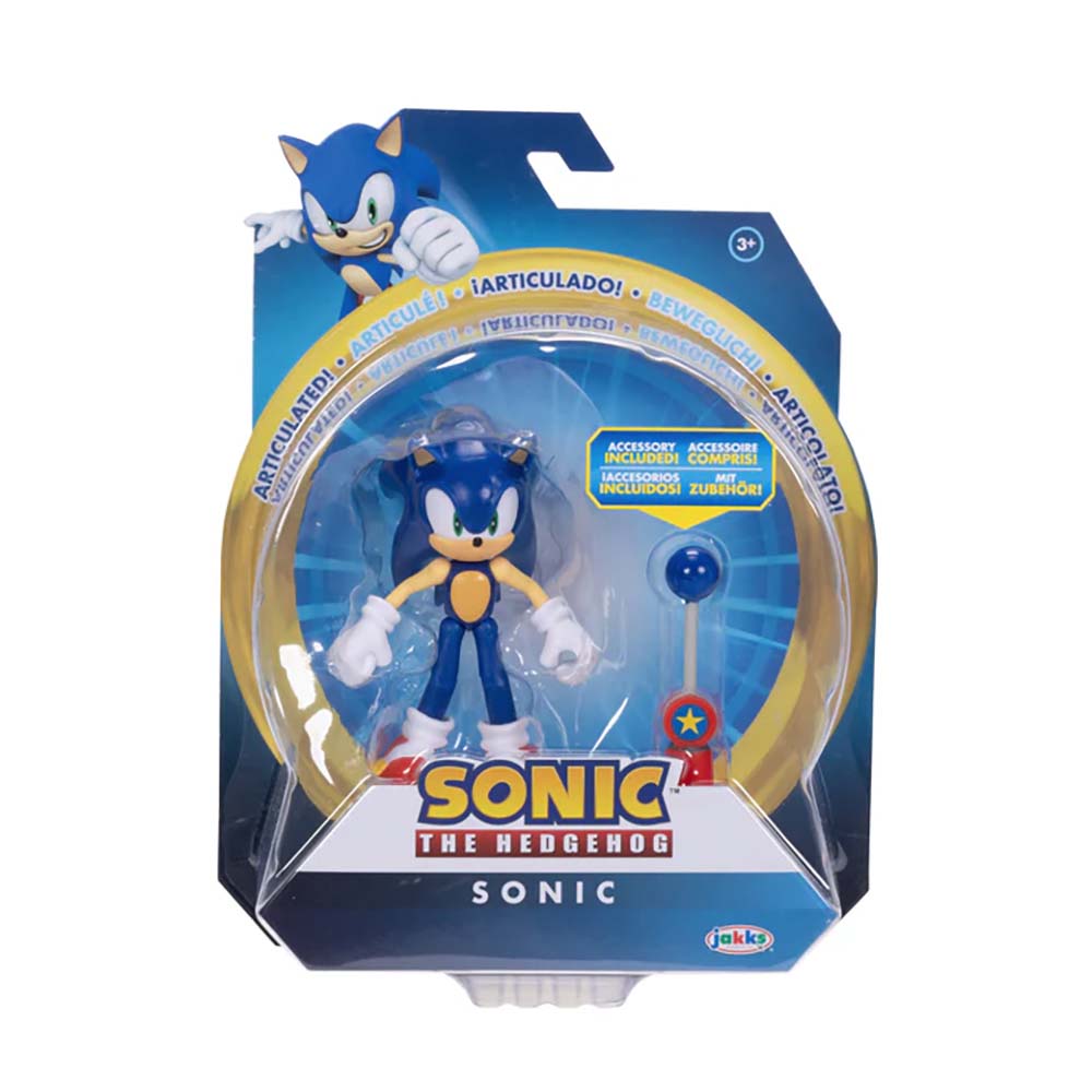 Sonic Figura 4 Pulg Jakks Pacific Wave 20 Sonic
