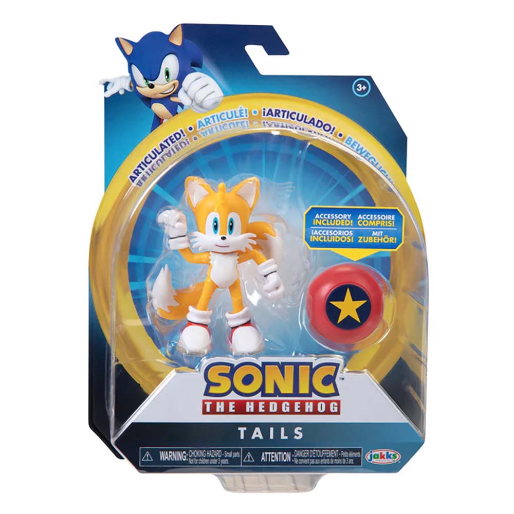 Sonic Figura 4 Pulg Jakks Pacific Wave 20 Tails