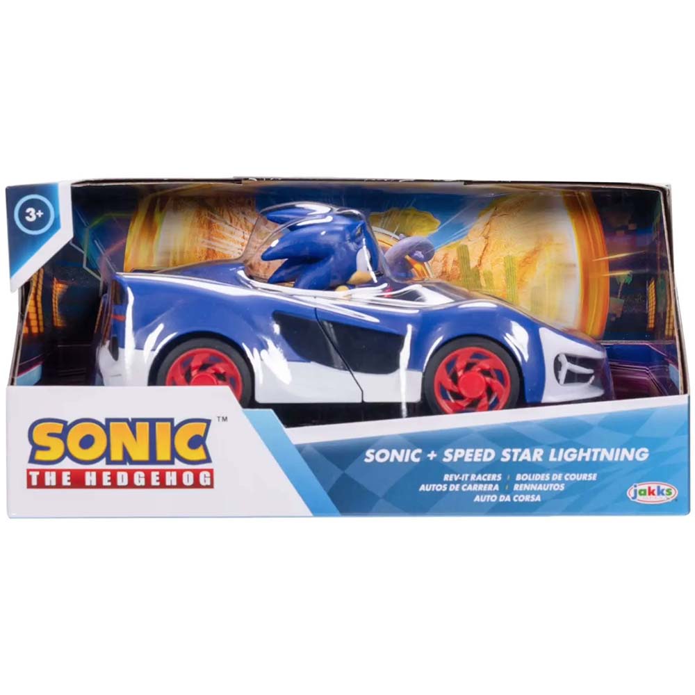 Sonic Figura 2.5 Con Rev It Racers Pulg W1
