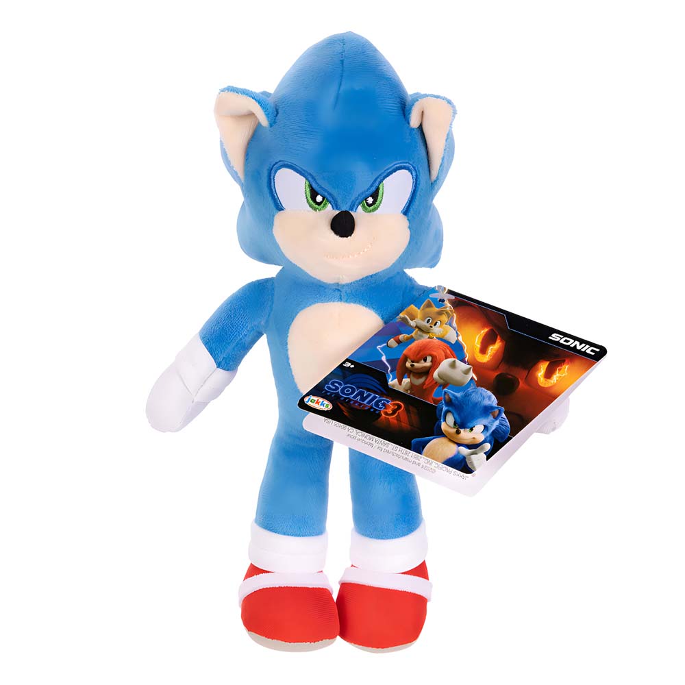 Peluche Sonic the Hedgehog 3 – Jakks Pacific (Producto Oficial)