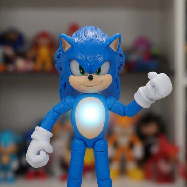 Sonic the Hedgehog 3 – Figura de Sonic de 13 cm con Luz Jakks Pacific