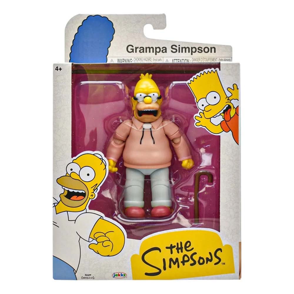 The Simpsons – Figuras de 5 pulg Wave 5 Grampa Simpson, figuras de acción