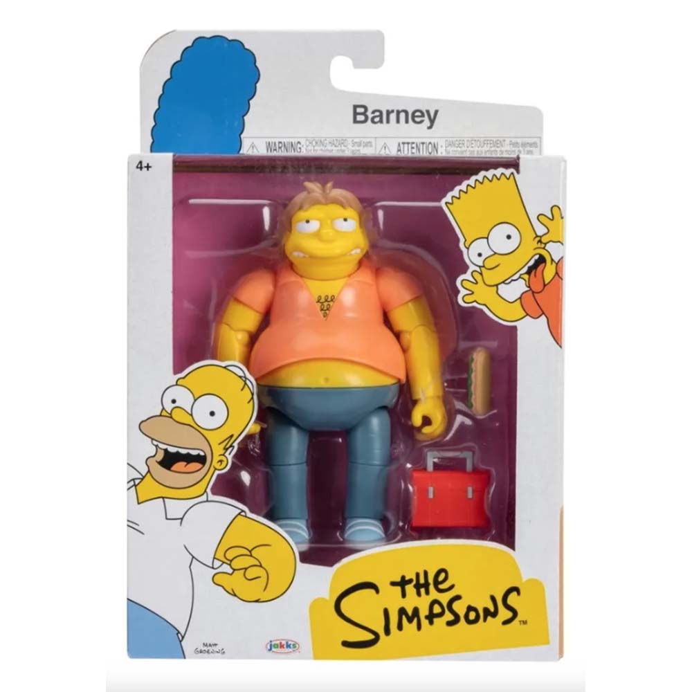 The Simpson Figura 5 Pulg Asst Wave 4 Barney, figuras de acción