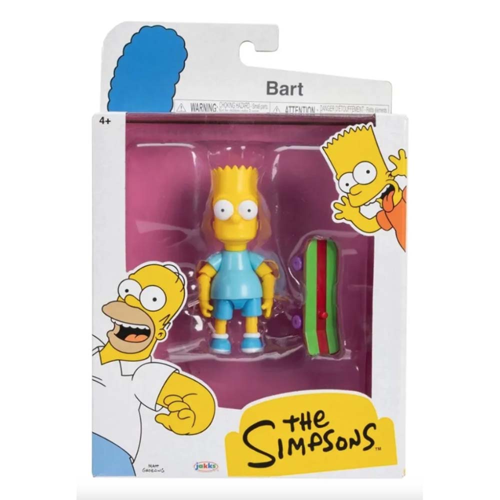 The Simpson Figura 5 Pulg Asst Wave 4 Bart, figuras de acción