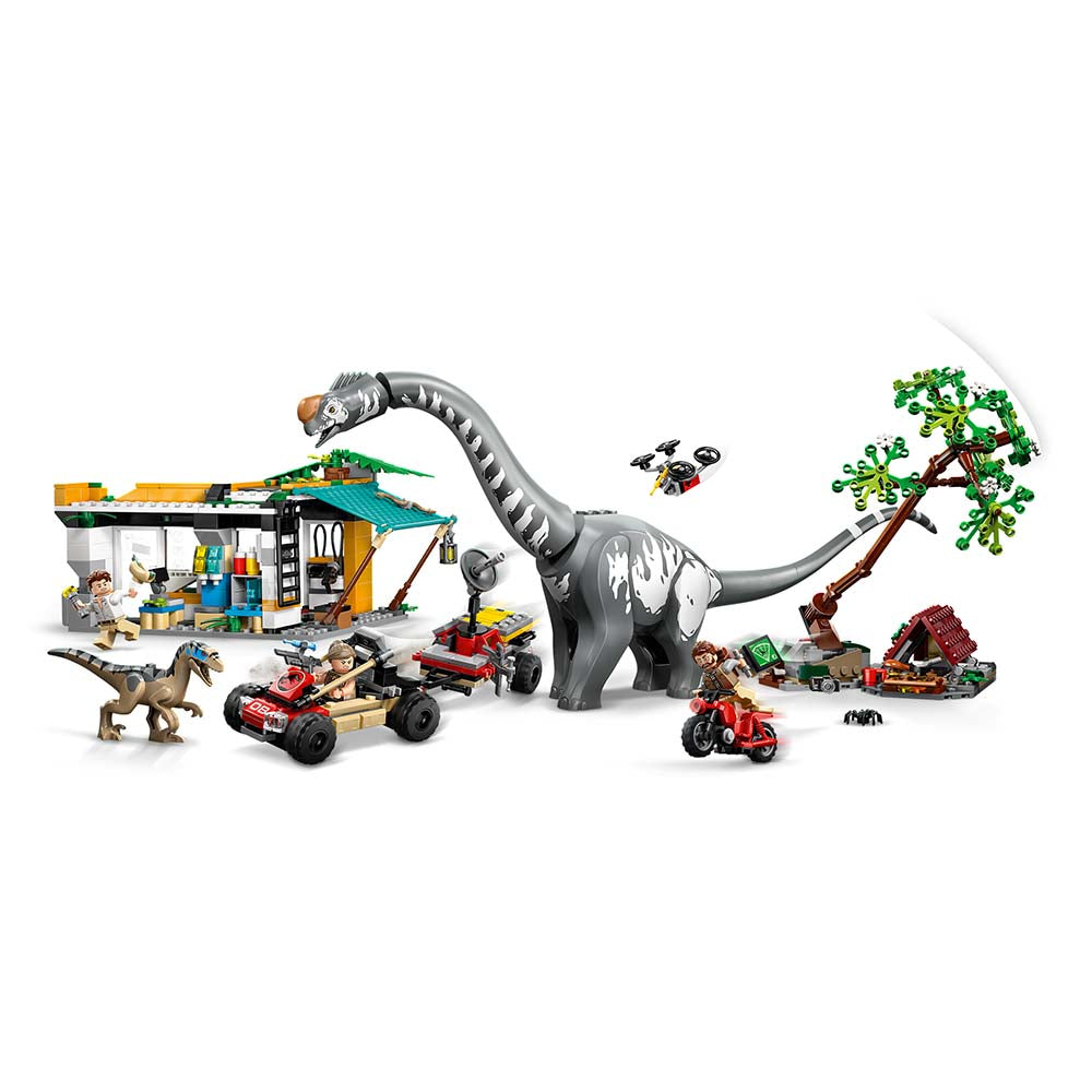 LEGO Jurassic World Misión de Seguimiento: Raptor y Titanosaurus 76973, sets de construcción